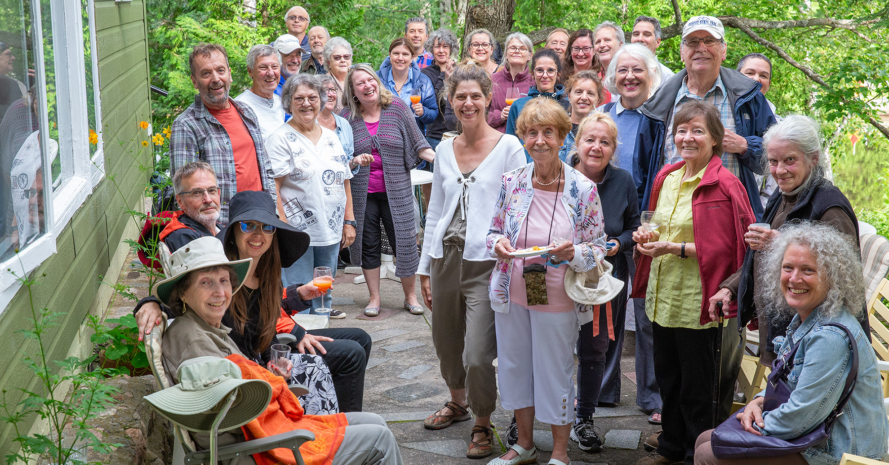 photo de groupe 5 à 7 du lac Lambert